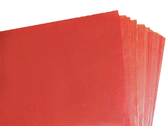 500 Sheets of Red Acid Free Tissue Paper 500mm x 750mm ,18gsm